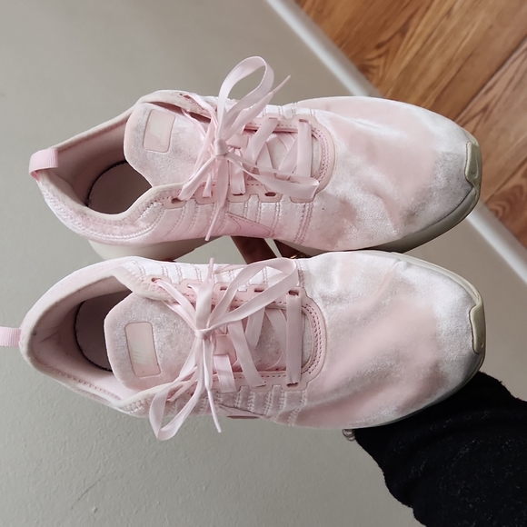 Nike dualtone racer pink velvet woman sneaker size 6y or 7.5 - Picture 7 of 8